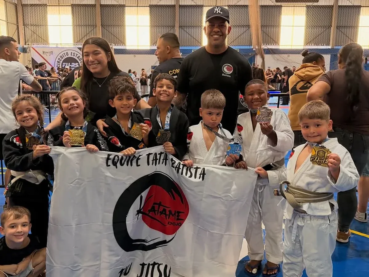 Turma kids da Katame Cavalhada