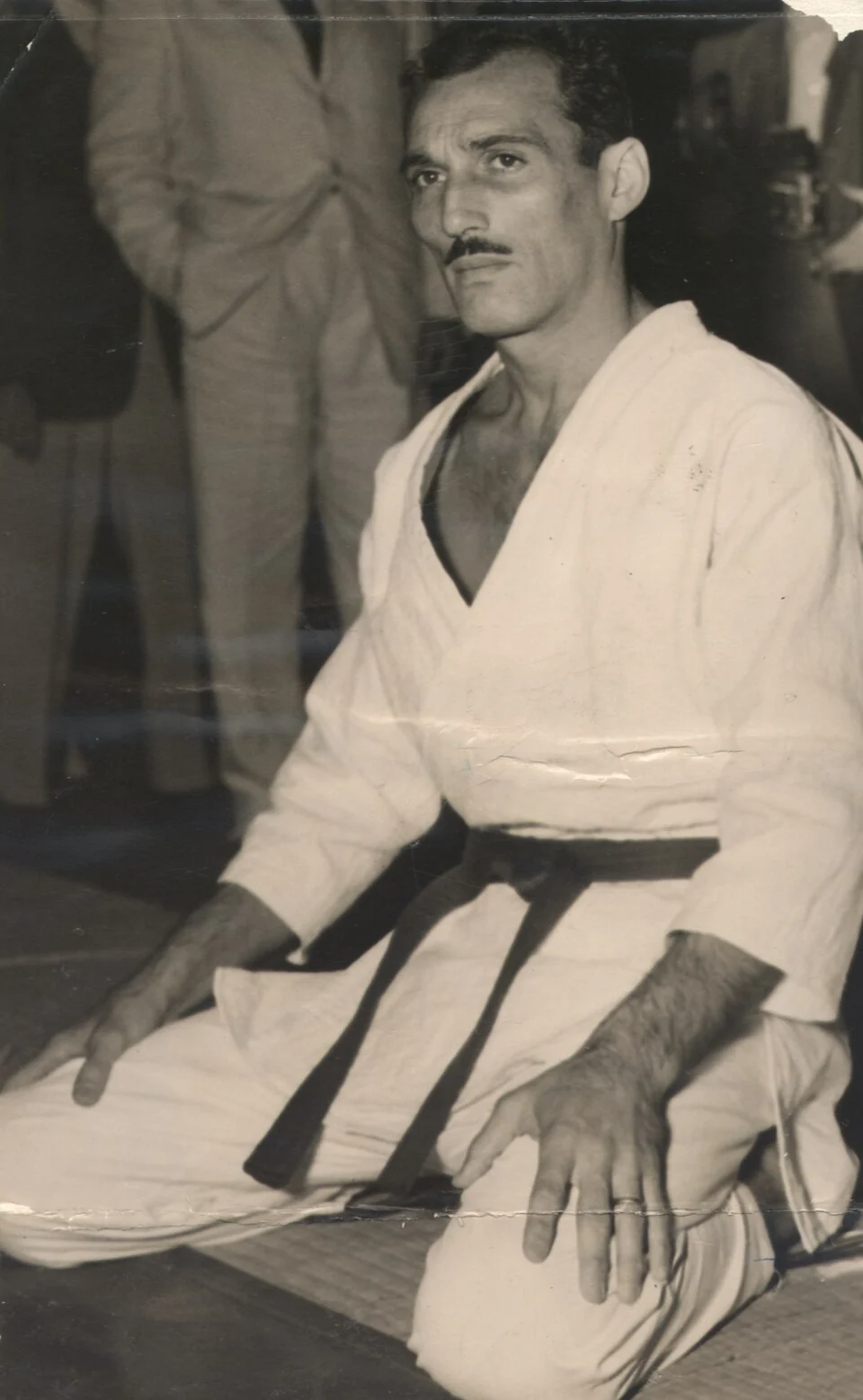 Retrato histórico de Hélio Gracie em 1952
